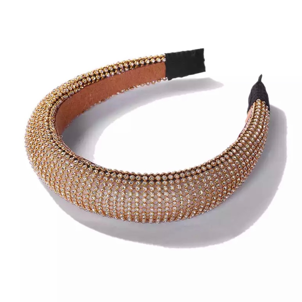 Padded Rhinestone Headband